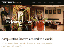 Tablet Screenshot of dutchman-tattoos.com